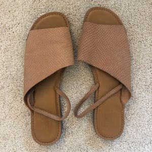 Franco Sarto Snakeskin slingback sandal